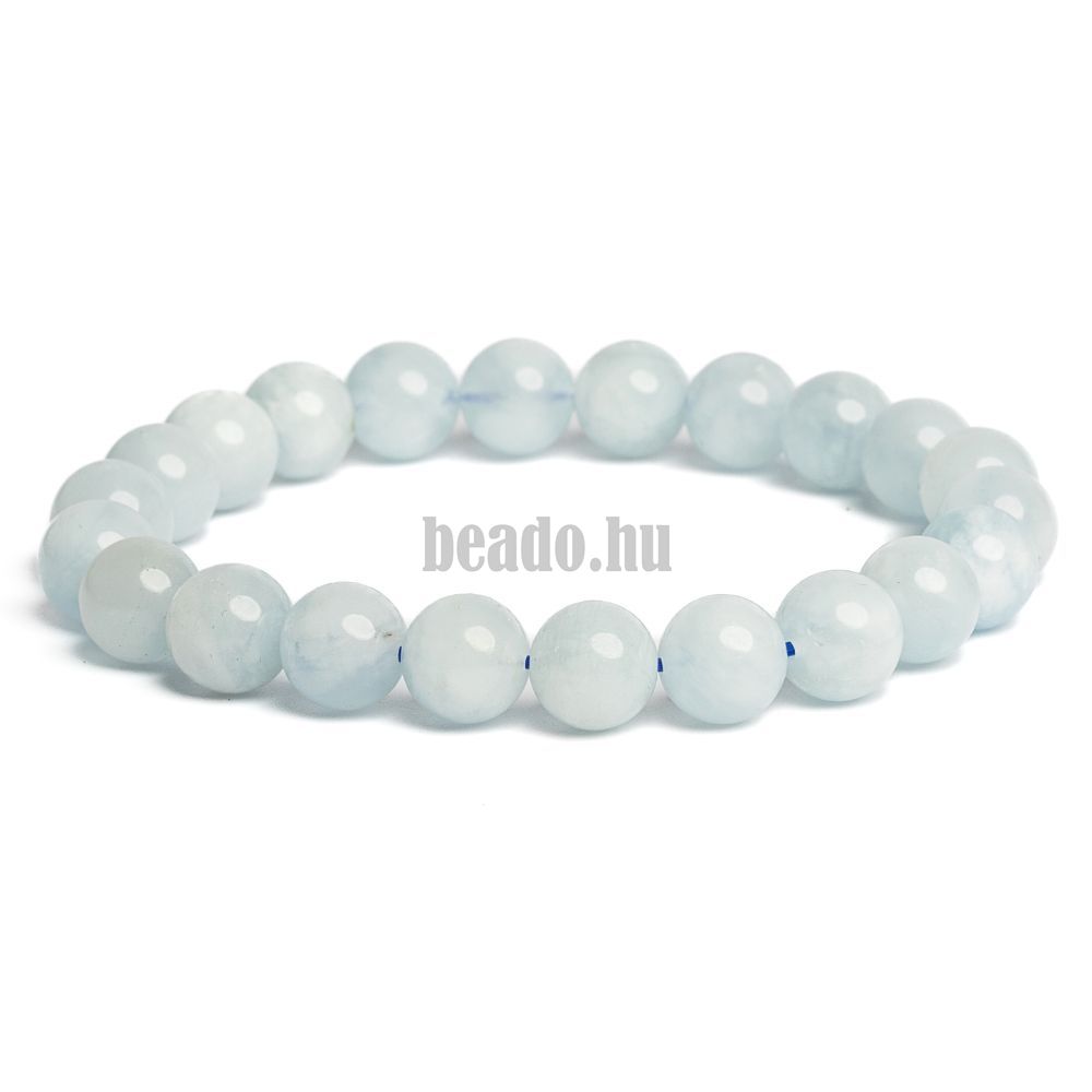 Akvamarin karkötő  8mm Akvamarin karkötő  8mm