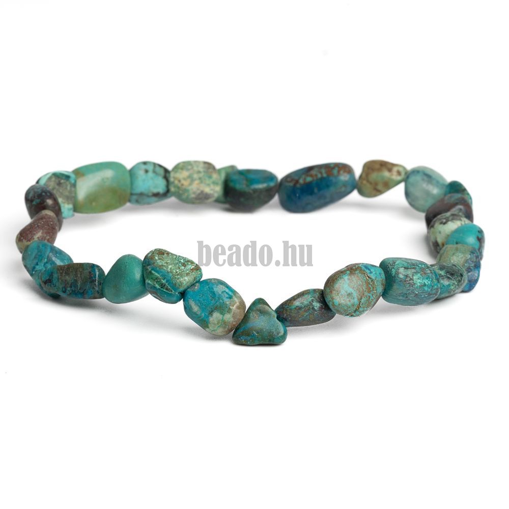 Karkötő krizokolla nugget 6x8 mm Karkötő krizokolla nugget 6x8 mm