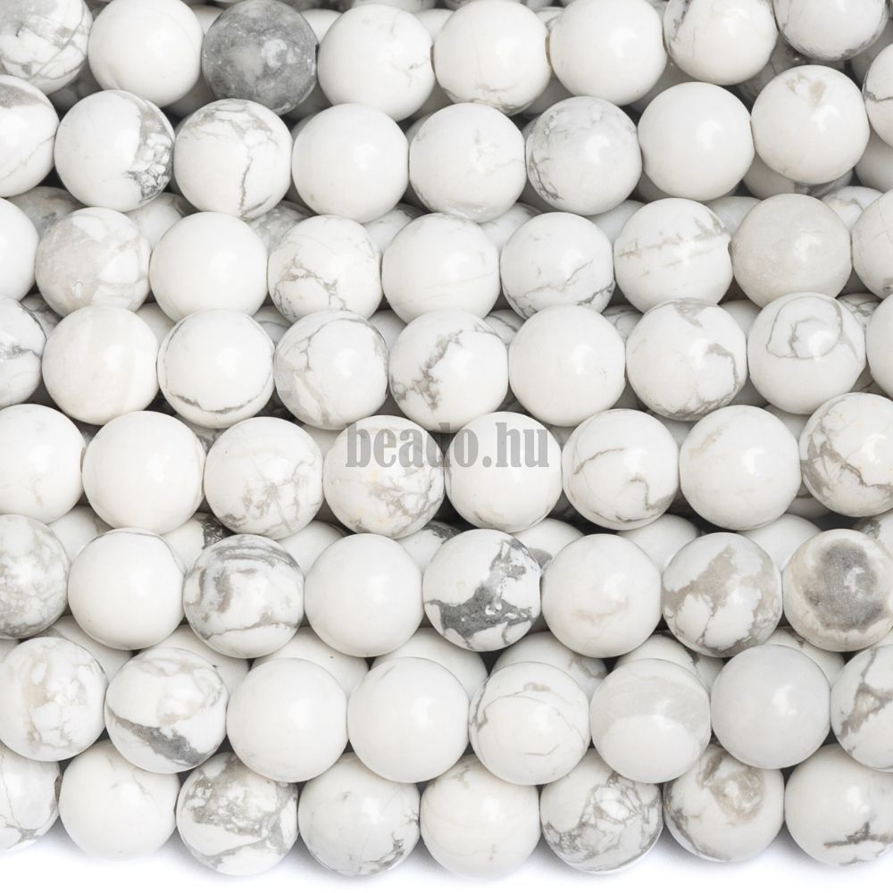 Howlit gyöngyök 6 mm zsinór Howlit gyöngyök 6 mm zsinór