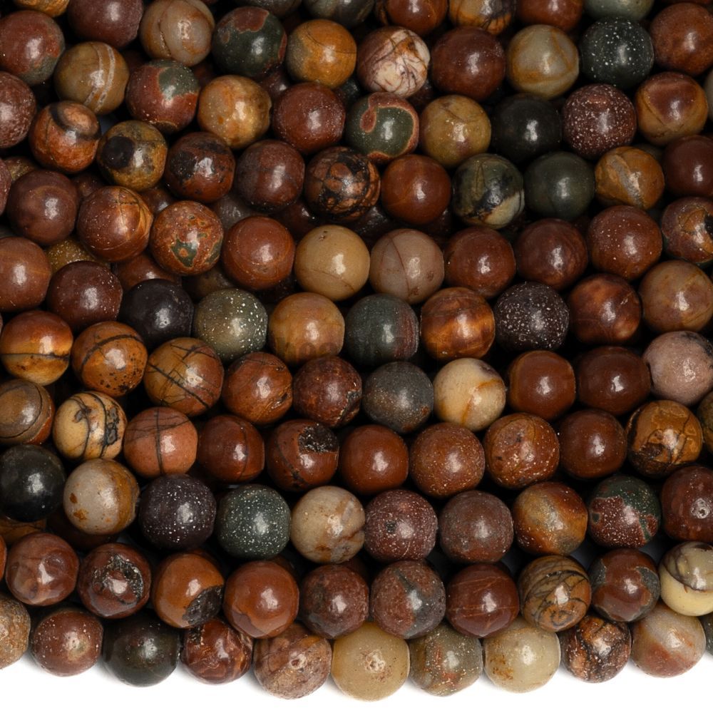 Picasso jáspis gyöngyök 4 mm zsinór Picasso jáspis gyöngyök 4 mm zsinór