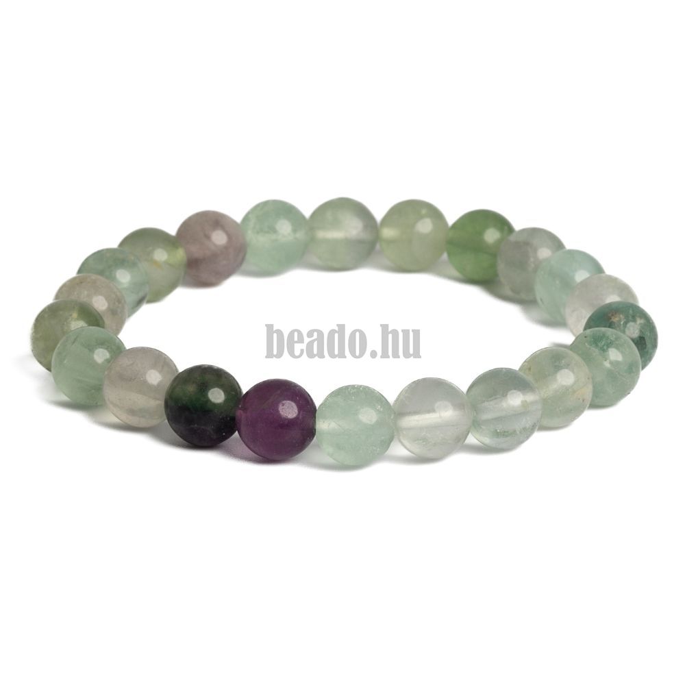 Karkötő fluorit 8 mm Karkötő fluorit 8 mm