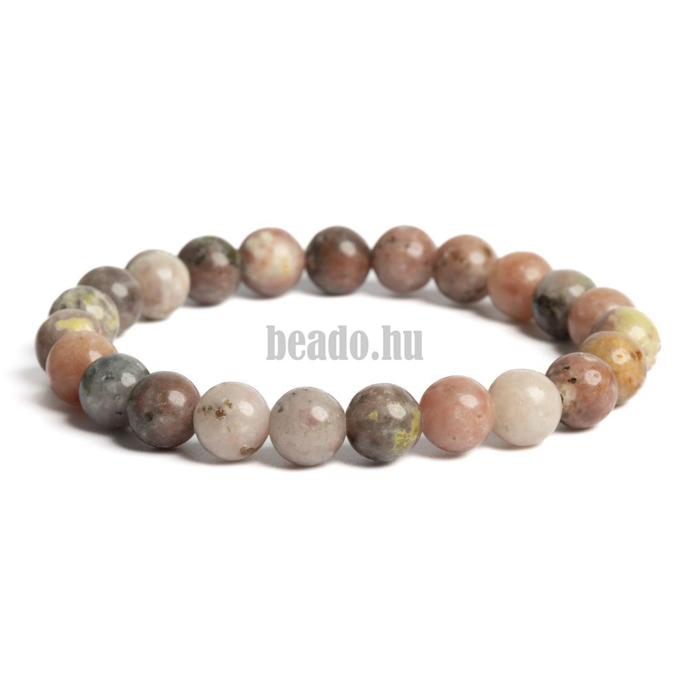 Karkötő cseresznyevirág jáspis 8 mm Karkötő cseresznyevirág jáspis 8 mm