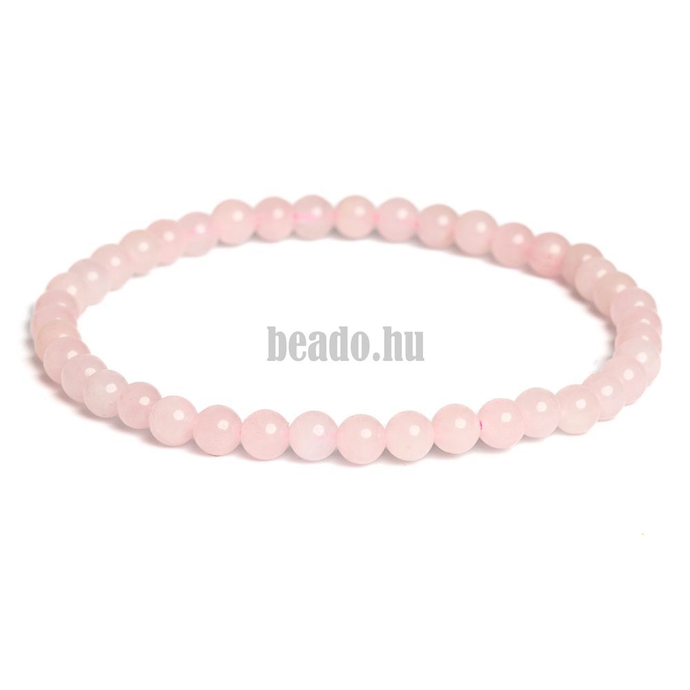 Karkötő rózsakvarc 4 mm Karkötő rózsakvarc 4 mm