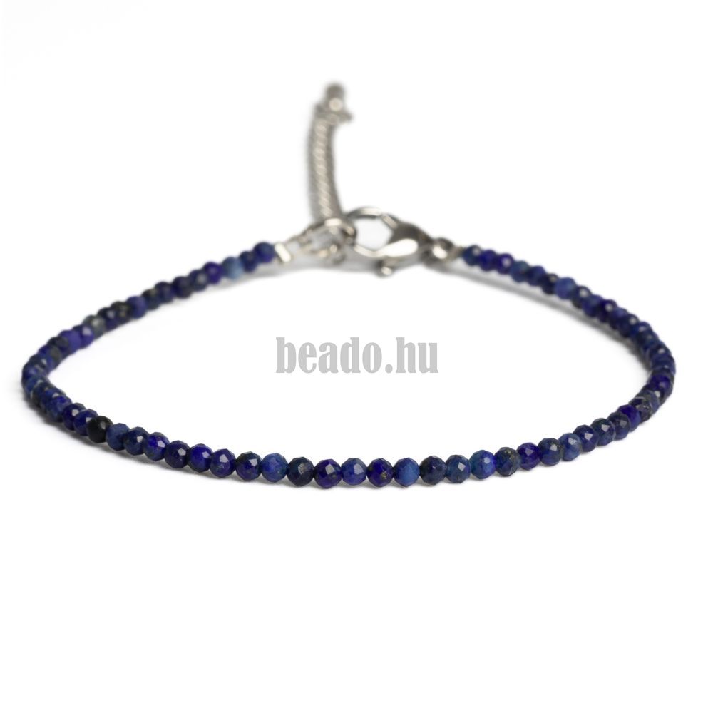 Karkötő lápisz lazuliból 2-3 mm Karkötő lápisz lazuliból 2-3 mm