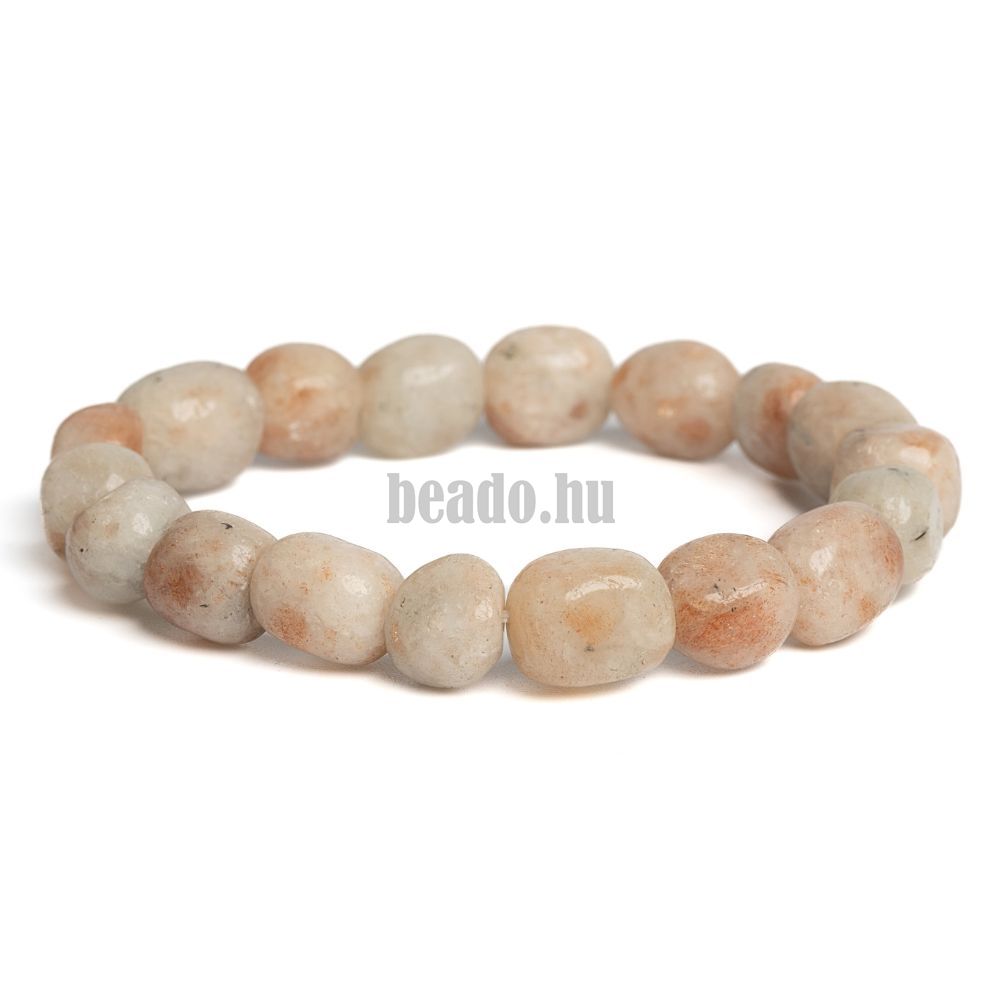 Karkötő napkő arany-fehér 8-10 mm Karkötő napkő arany-fehér 8-10 mm