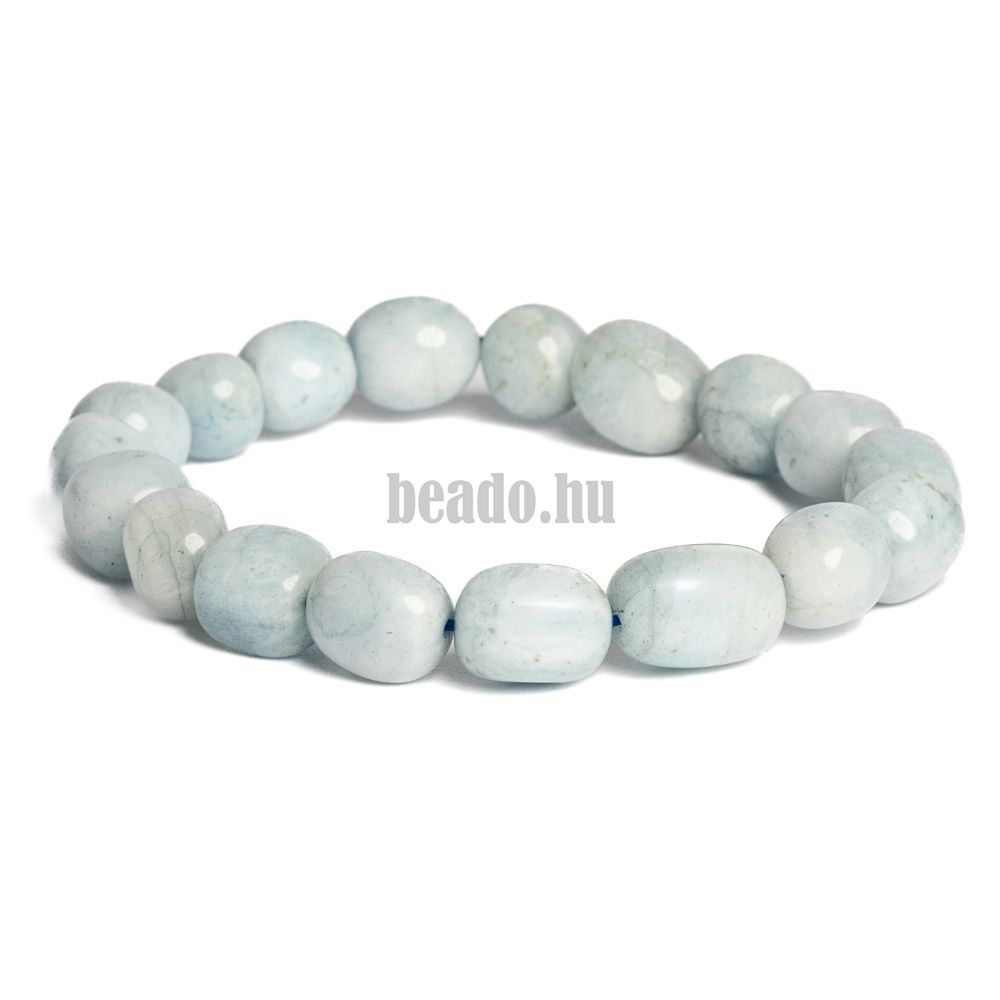 Karkötő akvamarin 10x14 mm Karkötő akvamarin 10x14 mm