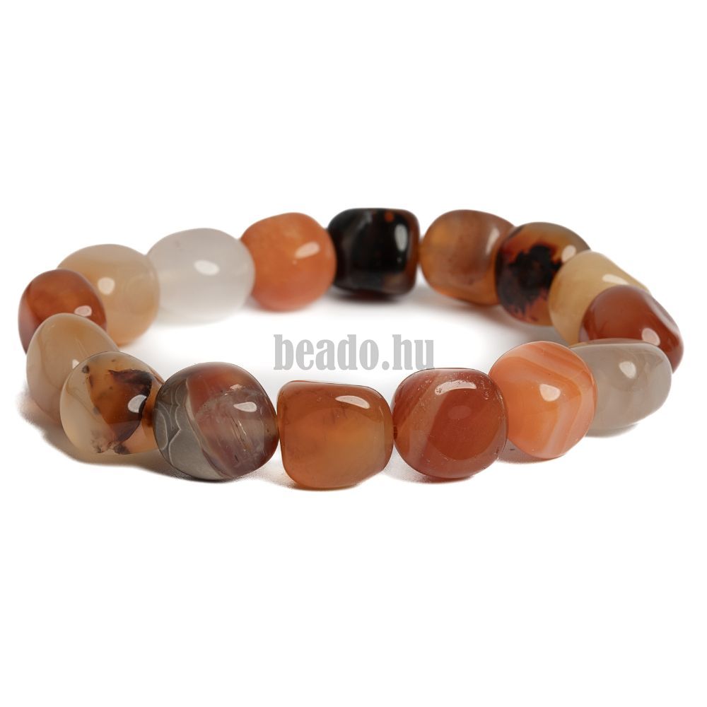 Karkötő karneol kövek 10x12 mm Karkötő karneol kövek 10x12 mm