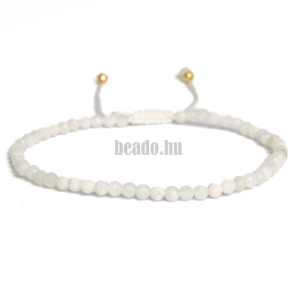 Szál karkötő holdkő fehér Szál karkötő holdkő fehér