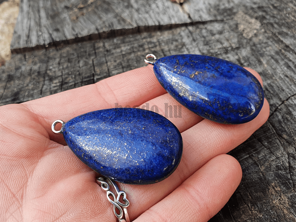 Lápisz lazuli könnycsepp medál 