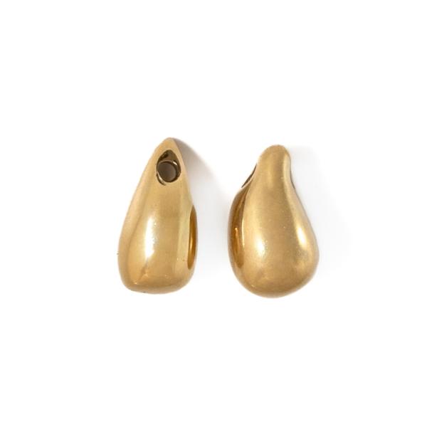 Med�l csepp vastag 11x6 mm arany nemesac�l