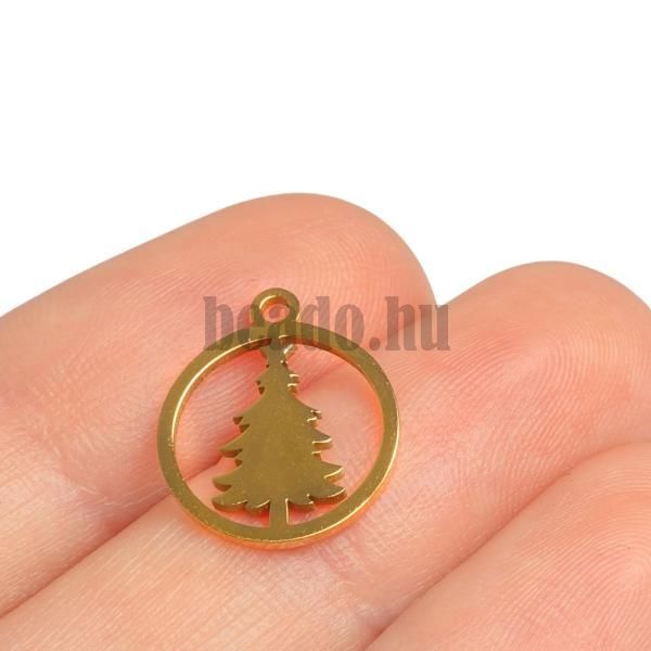 10336-privesok-vianocny-stromcek-13mm-zlaty-nerez-2