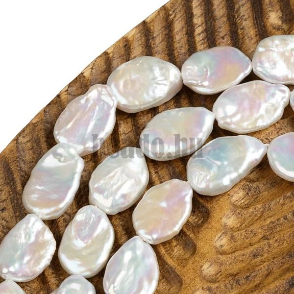 desvzi gyngyk 13x18mm hosszks szablytalan zsinr