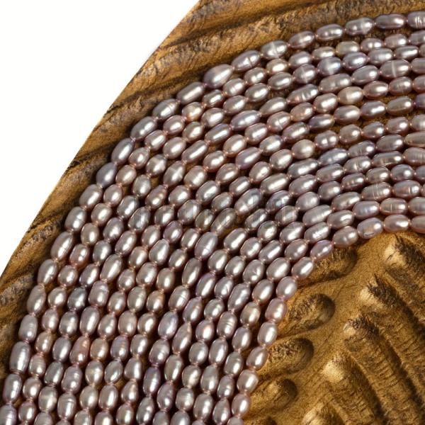 desvzi gyngyk 3-3,5 mm lila (termszetes szn) hosszks zsinr