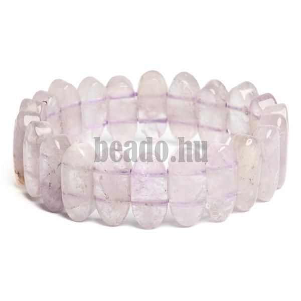 Karkt lapos ametiszt vilgoslila 9x20 mm