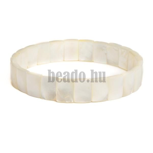 Karkt lapos gyngyhz gyngyk fehr 8x11 mm