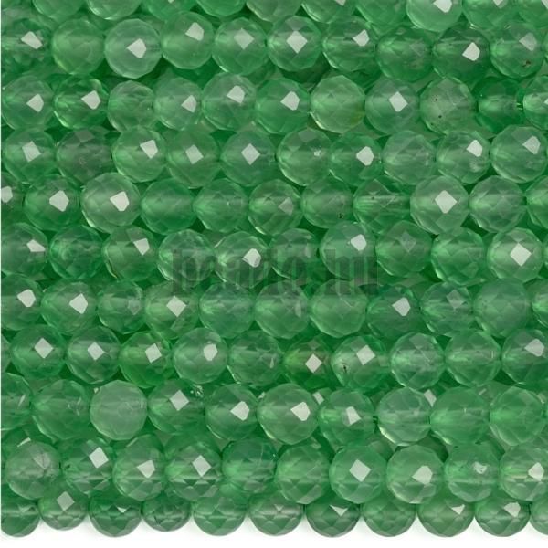 Acht zld gyngyk 3 mm csiszolt zsinr