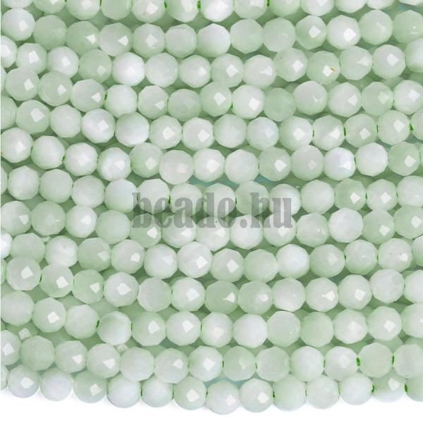 Angelit zld gyngyk 2,5 mm csiszolt zsinr