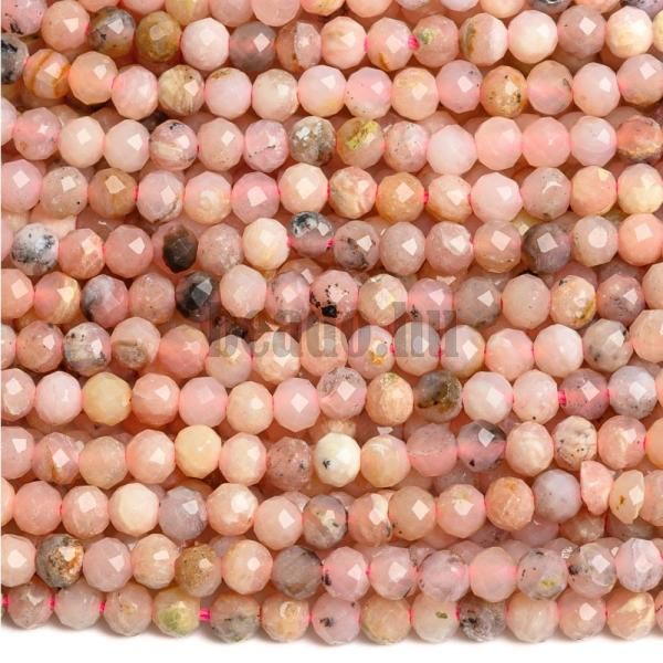 Opl rzsaszn sznkeverk gyngyk 3 mm csiszolt zsinr