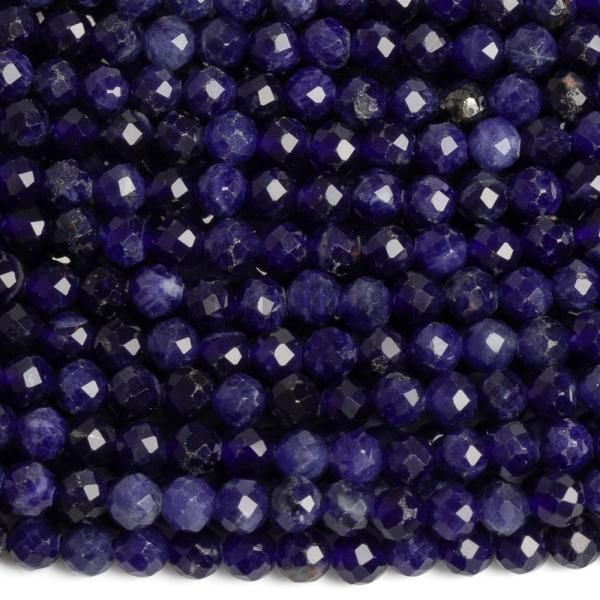 Szodalit gyngyk 3 mm csiszolt A minsg zsinr