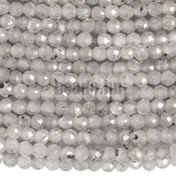 Cirkon termszetes gyngyk 2 mm csiszolt flhossz zsinr