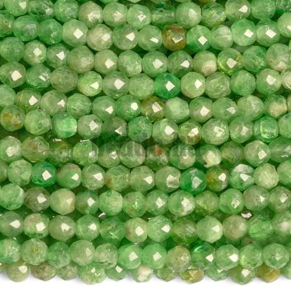 Czavorit gyngyk 2,5 mm csiszolt A minsg flhossz zsinr