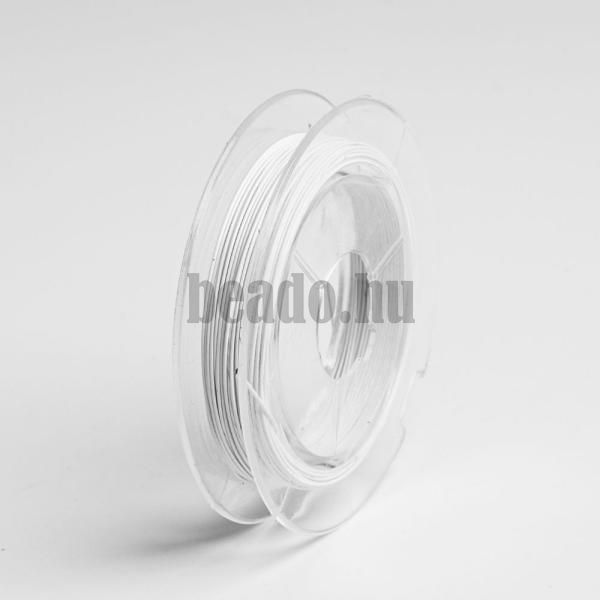 Manyag bevonat kordszl 0,38 mm fehr spulni 10 m