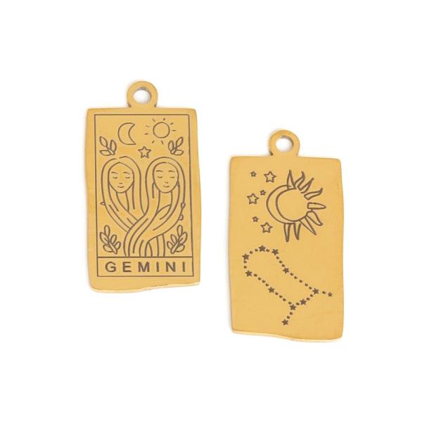 Ikrek csillagjegy arany med�l nemesac�l