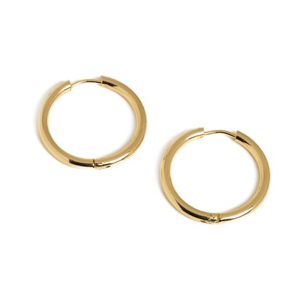 F�lbeval� alap karika 25x2,5mm nemesac�l arany 2db