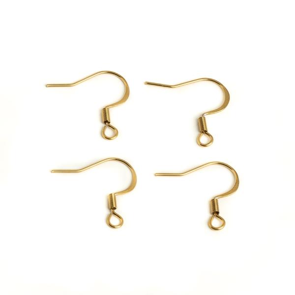 Afro-f�lbeval� akaszt� arany 4 db