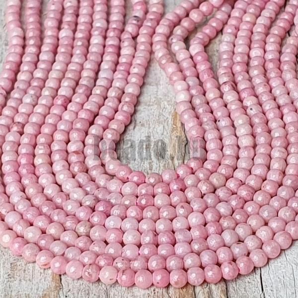 Rodonit rzsaszn gyngyk 2,5 mm zsinr