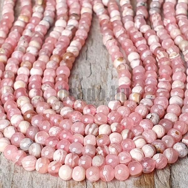 Rodochrozit gyngyk 3 mm zsinr