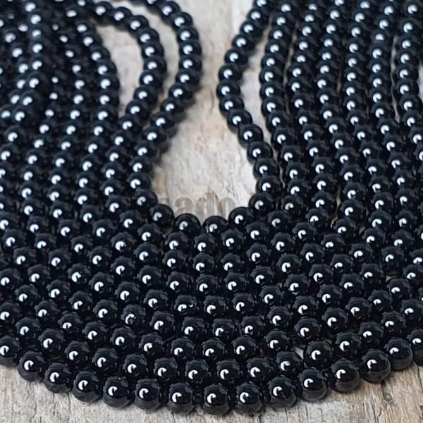 Spinel fekete gyngyk 2,5 mm zsinr
