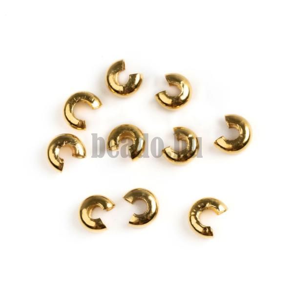 kszer csomfog stopper 4,5 mm arany nemesacl 10 db