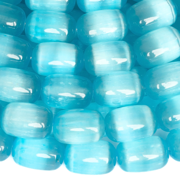 K�k szelenit gy�ngy�k 8�12 mm hengerek f�lhossz� zsin�r