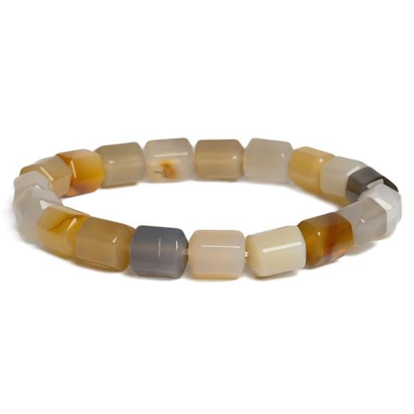 Feh�r-barna ach�t kark�t� hexagon�lis hengerek