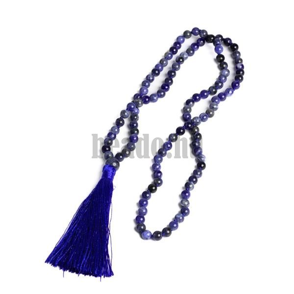 Japa Mala nyaklnc szodalit 6 mm
