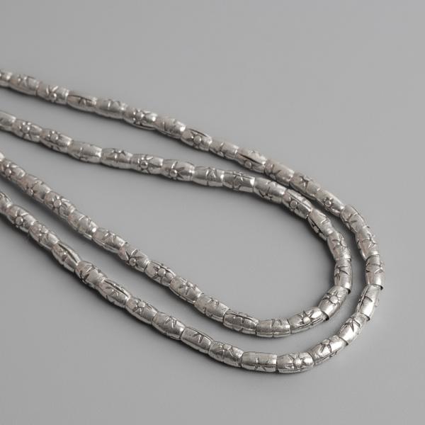 Minigy�ngy�k 2x4,3 mm Ag925 �ez�st 3 db