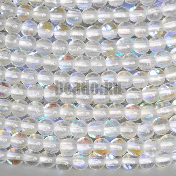 Holdk� szintetikus gy�ngy�k 4 mm hologram zsin�r