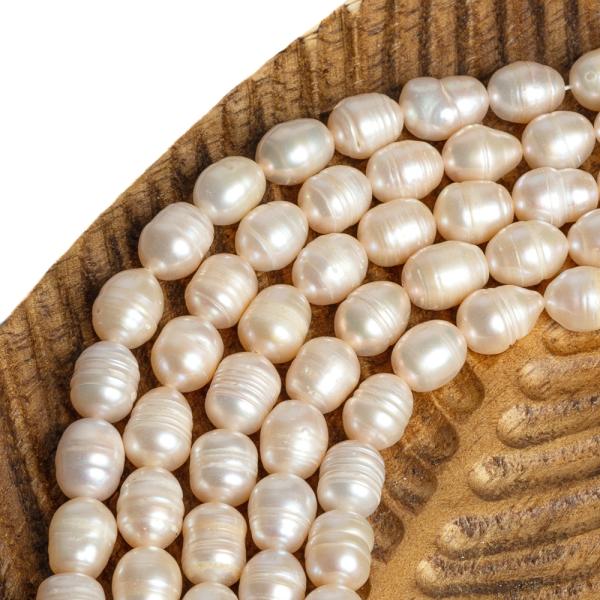 Teny�sztett gy�ngy gy�ngy�k 8-9 mm hosszabb barack zsin�r