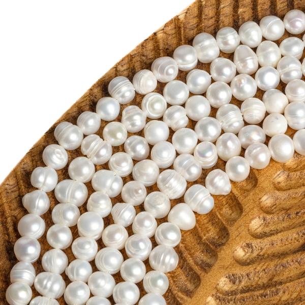 Teny�sztett gy�ngy gy�ngy�k 8-8,5 mm zsin�r