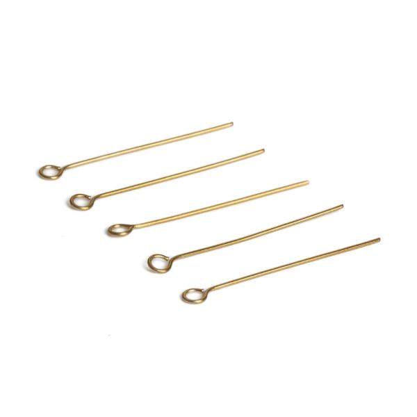 Szerel�p�lca nemesac�l (Ion Plating) 30 mm arany 5 db