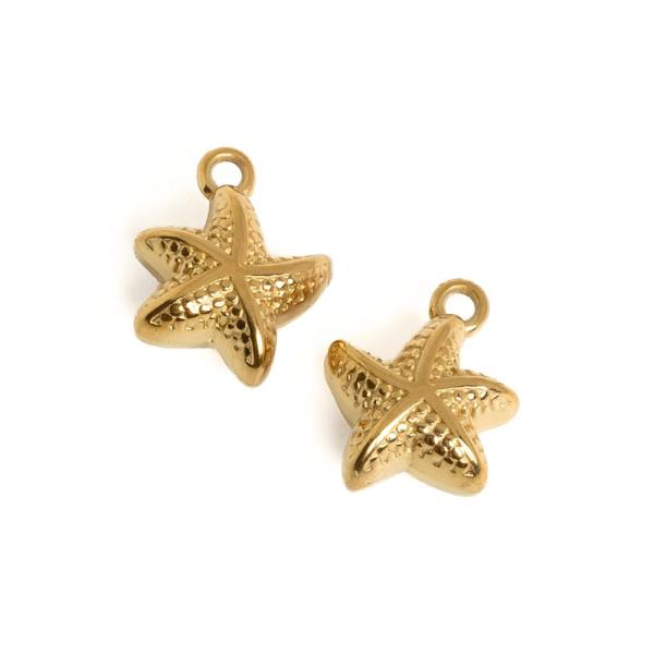 Tengericsillag 9 mm arany nemesac�l (ion plating)