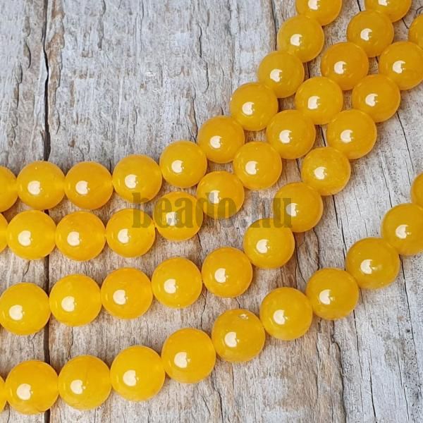 Jadeit gyngyk 8 mm mustr zsinr