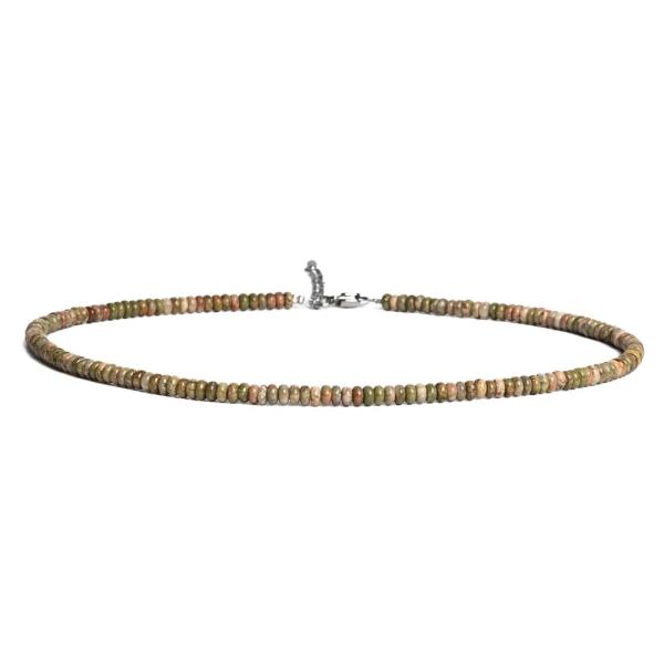 Choker nyakl�nc rondell 4x2 mm unakit