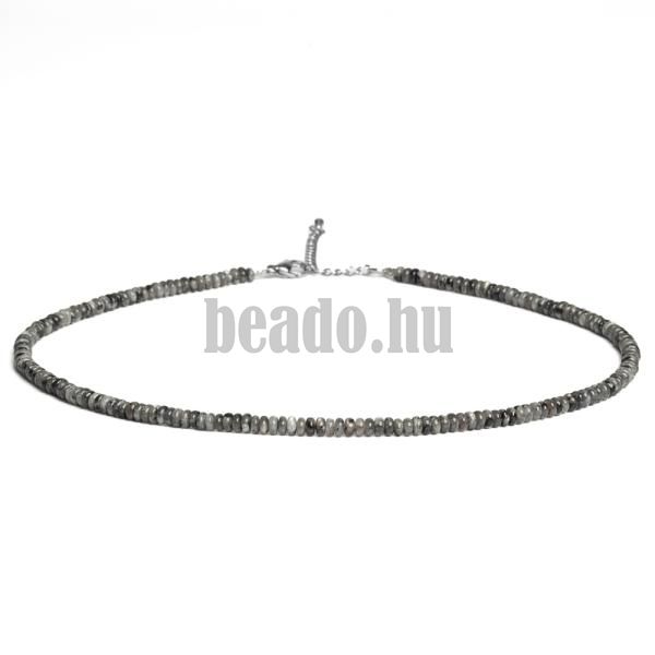 Choker nyaklnc rondell 4x2 mm larvikit