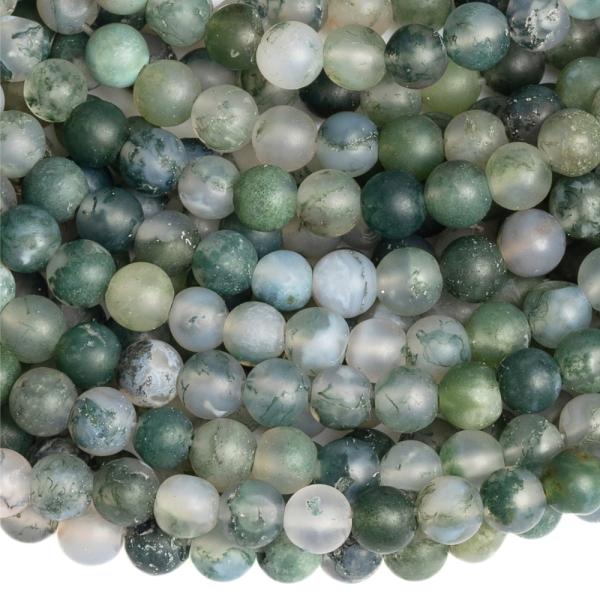 Mohaach�t gy�ngy�k 4 mm matt zsin�r