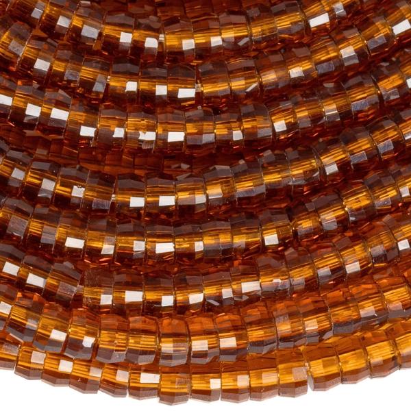 Hesszonit gy�ngy�k 4x2,5mm heishi csiszolt f�lhossz� zsin�r