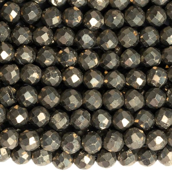 Pirit gy�ngy�k 4 mm csiszolt zsin�r