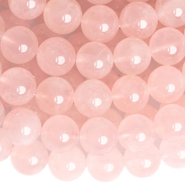 R�zsakvarc Madagaszk�r gy�ngy�k 11,5 mm f�lhossz� zsin�r