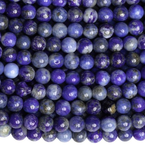 L�pisz lazuli gy�ngy�k 3,5 mm zsin�r